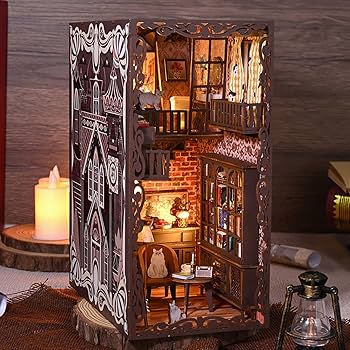 ドールハウス完成品オーダー。モダンなロフト Amazon | Shuiling ドールハウス ミニチュア 【温かみのロフト